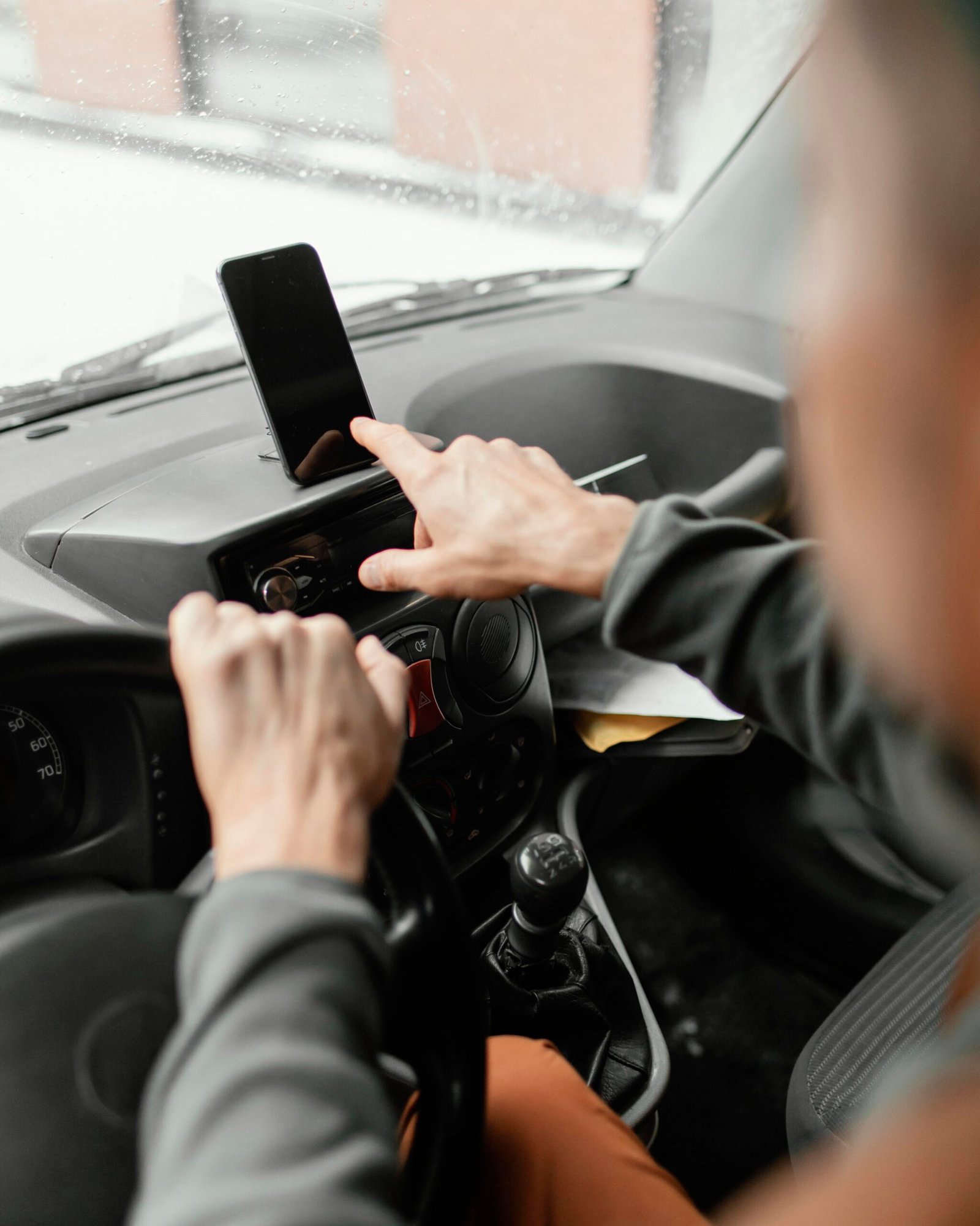 man-car-delivering-package-close-up